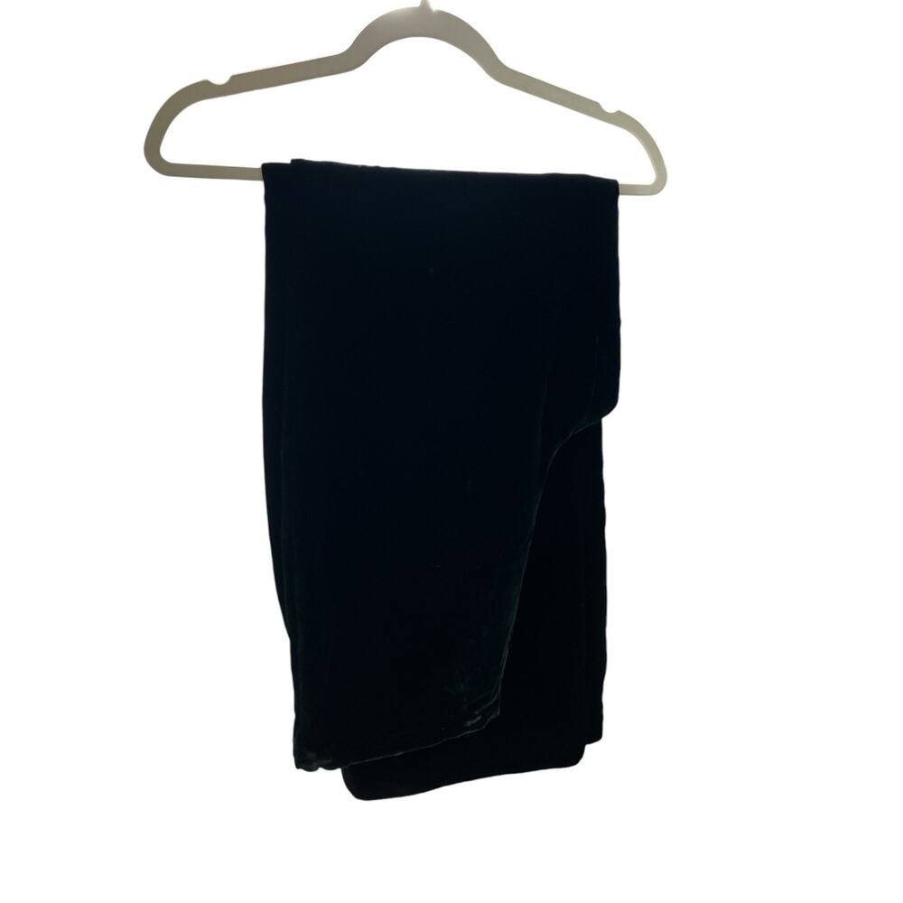 Casual Corner Silk Velvet Pants Black Size 4
